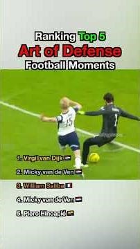 RANKING TOP 5 DEFENDING FOOTBALL MOMENTS