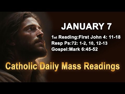 Catholic Daily Mass Readings for today I Wednesday January 7 2026