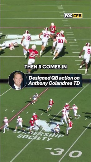 Break down this TD from Nebraska's Anthony Colandrea with Joel Klatt #nebraska #football #touchdown