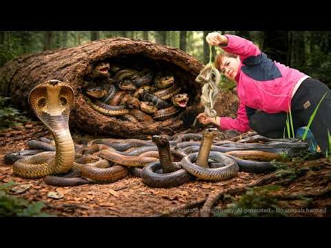72 Hours Hunting Giant Snakes and Python – Amazing Snake and Python Catching Skills Of The Girl 🐍🔥