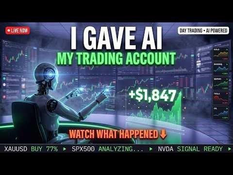 HOW AI TRADING ACTUALLY WORKS — LIVE BREAKDOWN 🧠 GOLD · NASDAQ · STOCKS