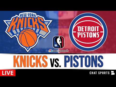 Knicks vs. Pistons Live Streaming Scoreboard, Play-By-Play, Highlights & Stats | NBA On NBC Stream
