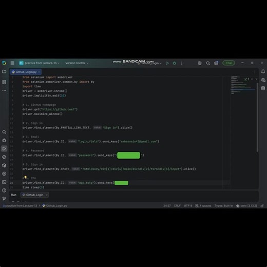 DevOps Learning Journey: Python Selenium Automation | Muhammad Hasnain posted on the topic | LinkedIn