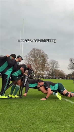 The art of All Black scrum training 💪💪