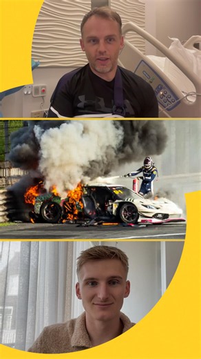 China GT crash: Ollie Millroy meets the man who saved his life