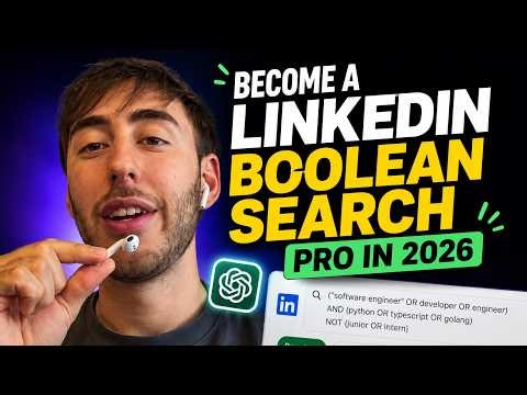 How to use Linkedin Boolean Search in 2026 (Full Guide + Examples)