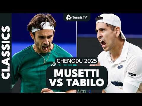 Rollercoaster Musetti vs Tabilo Title Showdown 🥵 | Chengdu 2025 Final Extended Highlights