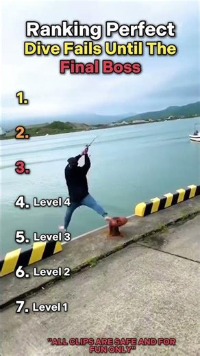 Ranking Perfect Dive Fails Until the FINAL BOSS