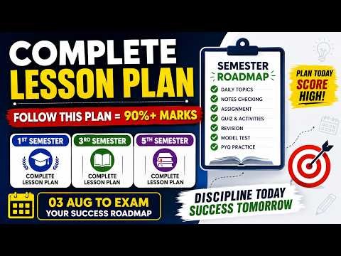 अगर 90%+ Marks चाहिए तो आज से यह Study Plan Follow करो! RGPV Diploma 1st, 3rd & 5th Semester