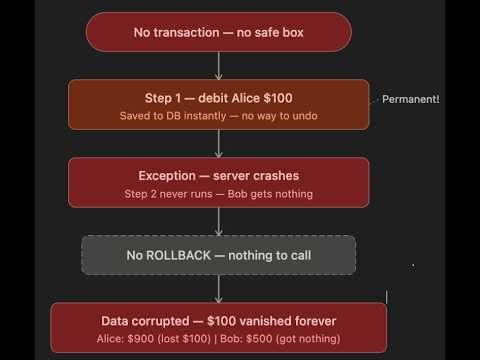 Why do we need transactions in a database system?