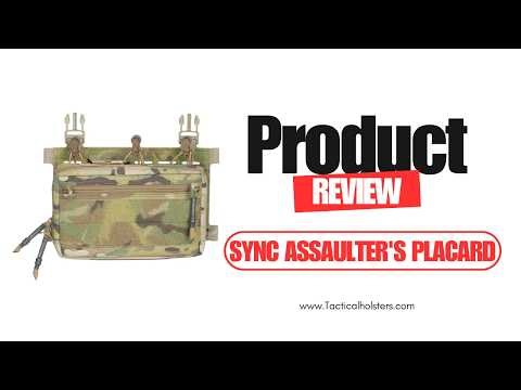 SYNC Assaulter Placard | Tactical Chest Rig with Rifle Mag & Utility Storage