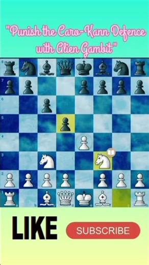Caro-Kann🔥 Alien Gambit 👽😈😱