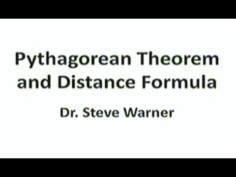 Pythagorean Theorem and Distance Formula - ACT and SAT Preparation | Steve W.