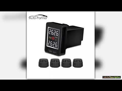 U912 TPMS Wireless Auto Car Tire Pressure Monitoring System with 4 External Sensors LCD Monitor