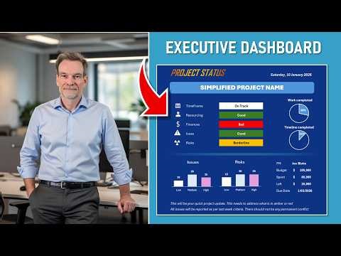 STEP by STEP: Build the Excel Dashboard I Use for Updates on Tasks or Projects