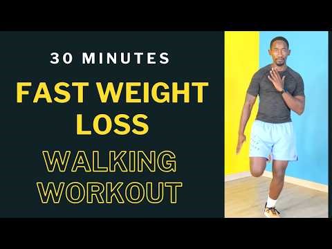 30 Minute FAST WEIGHT LOSS WALKING WORKOUT No Repeats, No Jumping, No Excuses