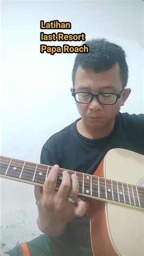 Latihan fingering Last Resort - Papa Roach