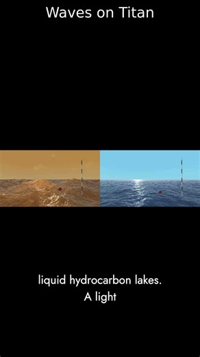 Waves on Titan | NASA APOD 2026-04-30 #Shorts