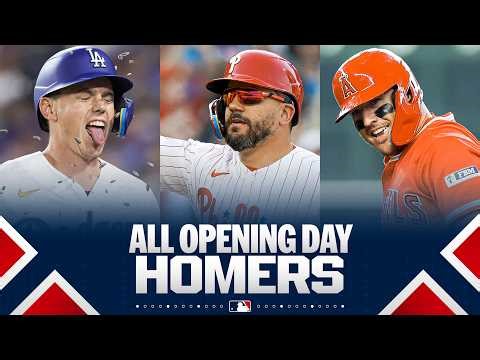 EVERY home run from Opening Day 2026! (Trout, Schwarber, Murakami, DeLauter & MORE) | MLB Highlights