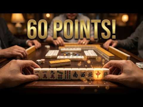 [God of Mahjong]60 Points in One Hand! The Craziest Win Ever