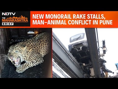 Maharashtra News | New Monorail Rake Stalls, Man-Animal Conflict, Uddhav Thackeray's Marathwada Tour