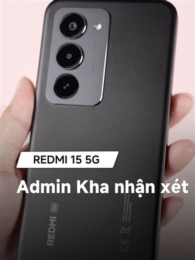 Đánh giá điện thoại Redmi 15 5G từ Xiaomi