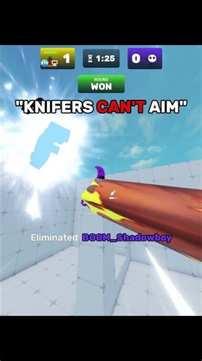 "KNIFERS CAN'T AIM"