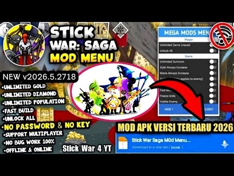 Unleashing the Ultimate Upgrade: Stick War Saga Mod Menu v2026.5.2718!