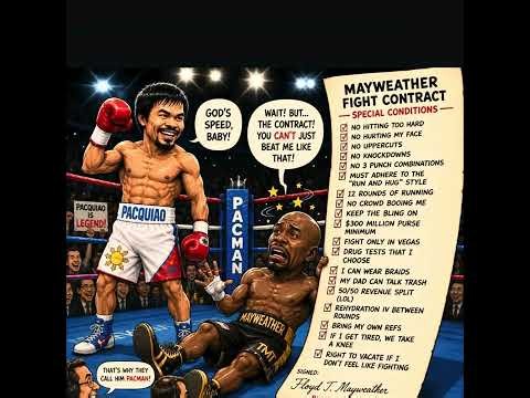 Floyd Mayweather vs manny pacquiao 2 what team pacquiao are posting 