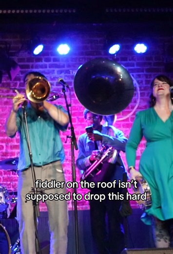 Brass Band Performance on the Roof in Fiddler on the Roof
