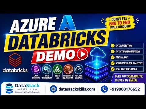 AZURE DATABRICKS DEMO SESSION DATASTACKSKILLS