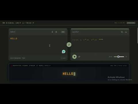 I Built a Real-Time Morse Code Translator in Next.js ⚡ (Encode & Decode Instantly)