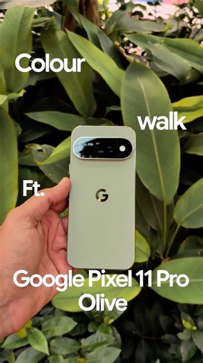It's time to touch some grass with your Olive Google Pixel 11 💚🌳