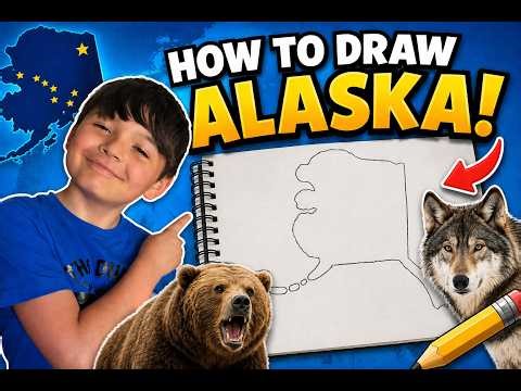 How to draw Alaska