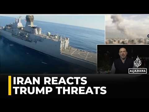 Iranians rally against Trump threats as strait of Hormuz crisis deepens.