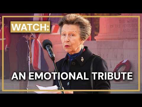 WATCH: Princess Anne Leads Guards Memorial Centenary Tribute 100 Years On