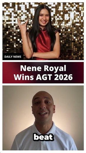 Nene Royal Wins AGT 2026! 🏆 #neneroyal #agt #winner