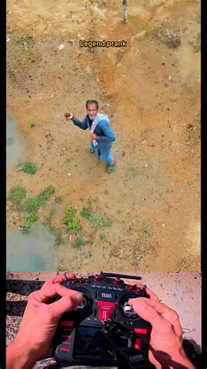 Drone prank with villagers uncle 😂🤣।। Drone prank video#shortsfeed#prankvideo#prank#shorts#viral