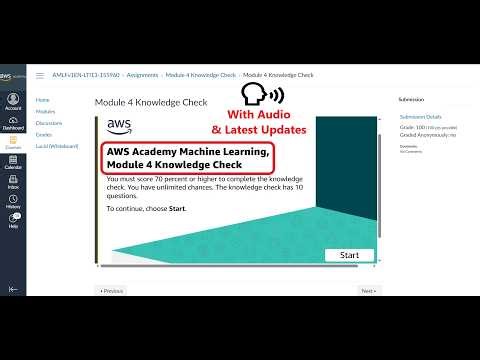 Module 4 Knowledge Check | Introducing Forecasting | | AWS Academy Machine Learning Foundations