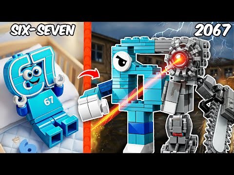LEGO 67 Brainrot: Recreating The INSANE EVOLUTION of 67 from Steal a Brainrot! | AM Bricks Galaxy