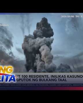 Taal Volcano eruption | Unang Balita