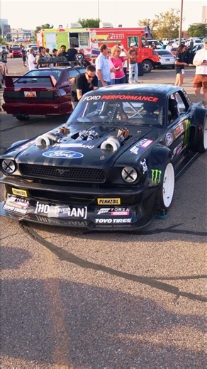 1965 Ford Mustangs Hoonicorn RTR1,400 horsepower of pure insanity. Ken Block’s legendary Hoonicorn,