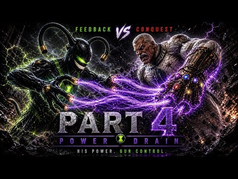 LFeedback vs Conquest | Part 4: The Gauntlet Needs To Go | Ben 10 Arena Fight [4K Cinematic]