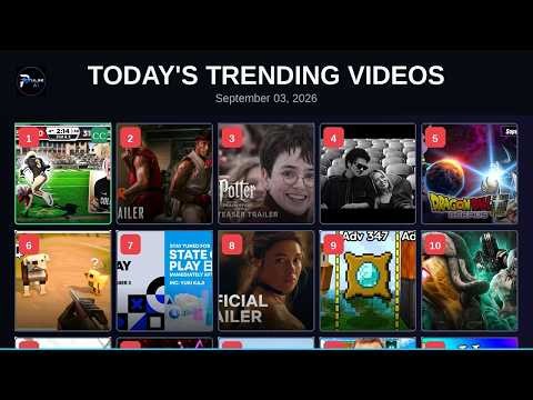 🔥 WHAT'S TRENDING TODAY?