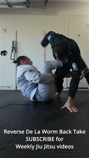 Reverse De La Worm Back Take - BJJ (Jiu Jitsu)