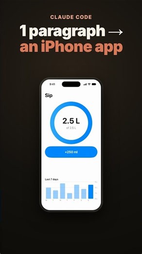 I Described an iPhone App in 1 Paragraph. Claude Code Built It