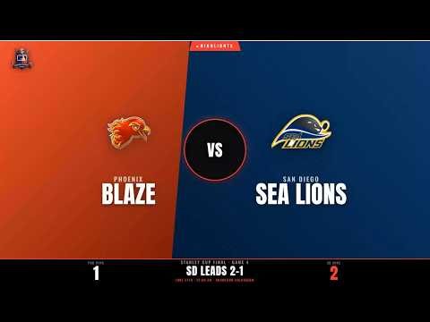 Phoenix Blaze vs San Diego Sea Lions — 2026 SHL Finals, Game 4