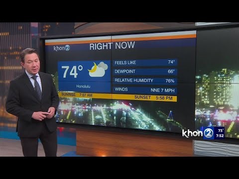 Justin Cruz's Hawaii Weather Report 12-26-2025