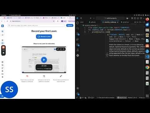 How to download countries' codes in python