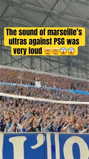 The Noise Is Unreal 😱🔥 | Ultras Marseille Shake the Stadium vs PSG